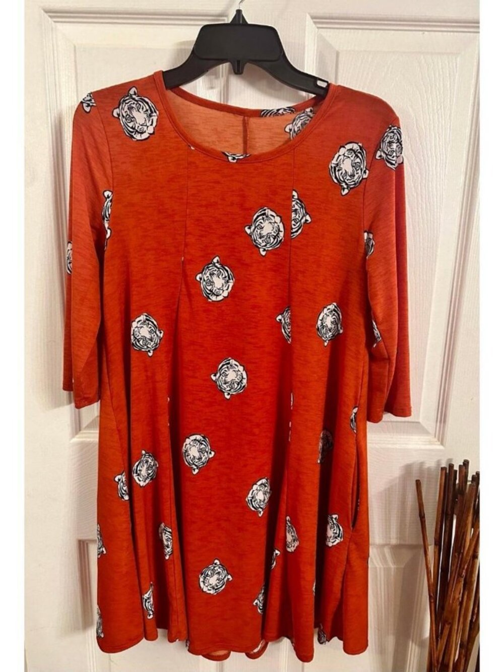 Orange Tiger Dress